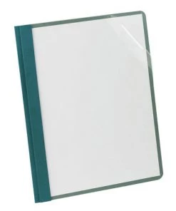 Oxford 57872EE Earthwise Recycled Clear Front Letter Size Report Covers - Blue (25-Piece/Box)