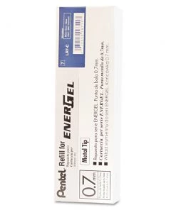Pentel LR7C Conical Tip Medium Point Blue Ink Refill For EnerGel Pens
