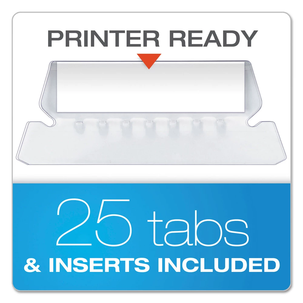 Pendaflex 04152 1/5 ORA Colored Reinforced Hanging Folders, Letter Size, 1/5-Cut Tab, Orange, 25/box - Image 6