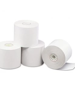 PM Company 05329 0.45 In. Core 2.31 In. X 209 Ft. Direct Thermal Printing Paper Rolls - White (24-Piece/Carton)