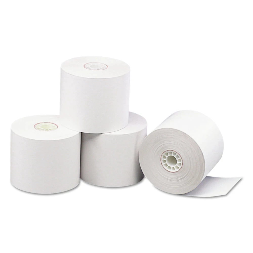 PM Company 05329 0.45 In. Core 2.31 In. X 209 Ft. Direct Thermal Printing Paper Rolls - White (24-Piece/Carton)