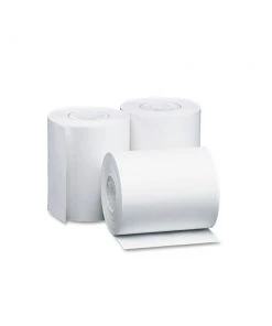 PM Company PMC05227 4.38 In. X 127 Ft. Direct Thermal Printing Paper Rolls - White (50-Piece/Carton)