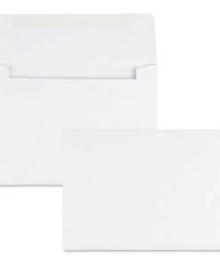 Quality Park QUA36426 4.75 In. X 6.5 In., A-6, Square Flap, Gummed Closure, Greeting Card/Invitation Envelopes - White (500/Box)