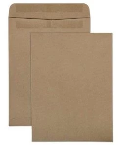 Quality Park QUA43511 100% Recycled Brown Kraft Redi-Seal Envelope, #10 1/2, Cheese Blade Flap, Redi-Seal Closure, 9 X 12, Brown Kraft, 100/box