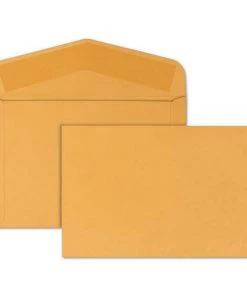 Quality Park QUA54301 Open-Side Booklet Envelope, #15, Hub Flap, Gummed Closure, 10 X 15, Brown Kraft, 100/box