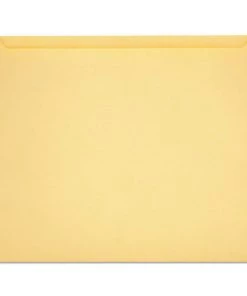 Quality Park QUA63972 Paper File Jackets, Letter Size, Buff, 100/box