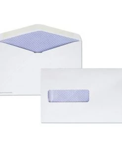 Quality Park QUA90063 Postage Saving Envelope, #6 5/8, Commercial Flap, Gummed Closure, 6 X 9.5, White, 500/pack