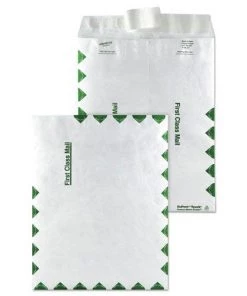 Survivor QUAR1470 Catalog Mailers, Dupont Tyvek, #10 1/2, Commercial Flap, Redi-Strip Closure, 9 X 12, White, 100/box