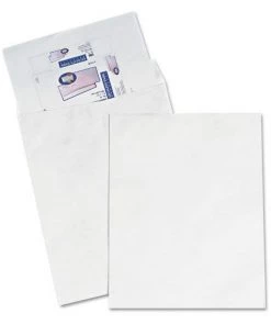 Survivor QUAR5106 Catalog Mailers Made Of Dupont Tyvek, Square Flap, Redi-Strip Closure, 14.25 X 20, White, 25/box