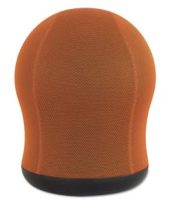 Safco 4760OR Zenergy 250 Lbs. Capacity Swivel Ball Chair - Orange/Black