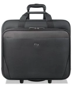 SOLO CLS910-4 16-3/4 In. X 7 In. X 14-19/50 In., 17.3 In. Classic Rolling Case - Black