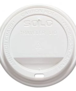 Dart TLP316-0007 Traveler Drink-Thru Lid - White (1000/Carton)