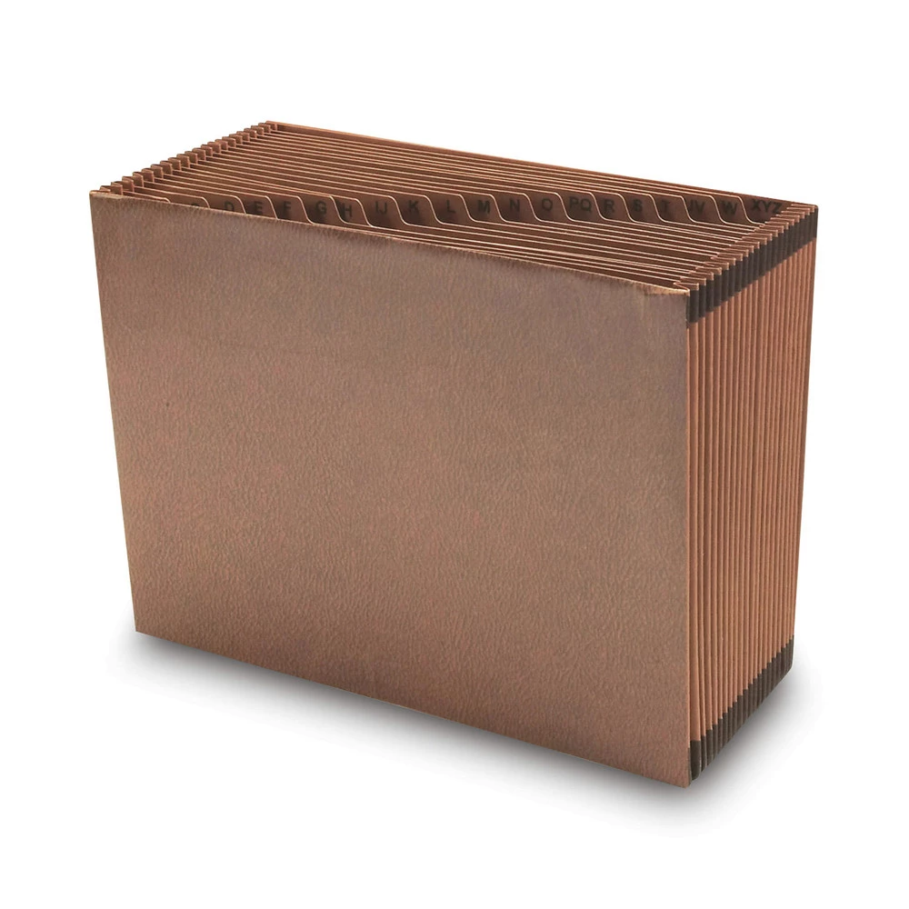 Smead 70425 Tuff Expanding Files, 21 Sections, 1/21-Cut Tab, Letter Size, Redrope