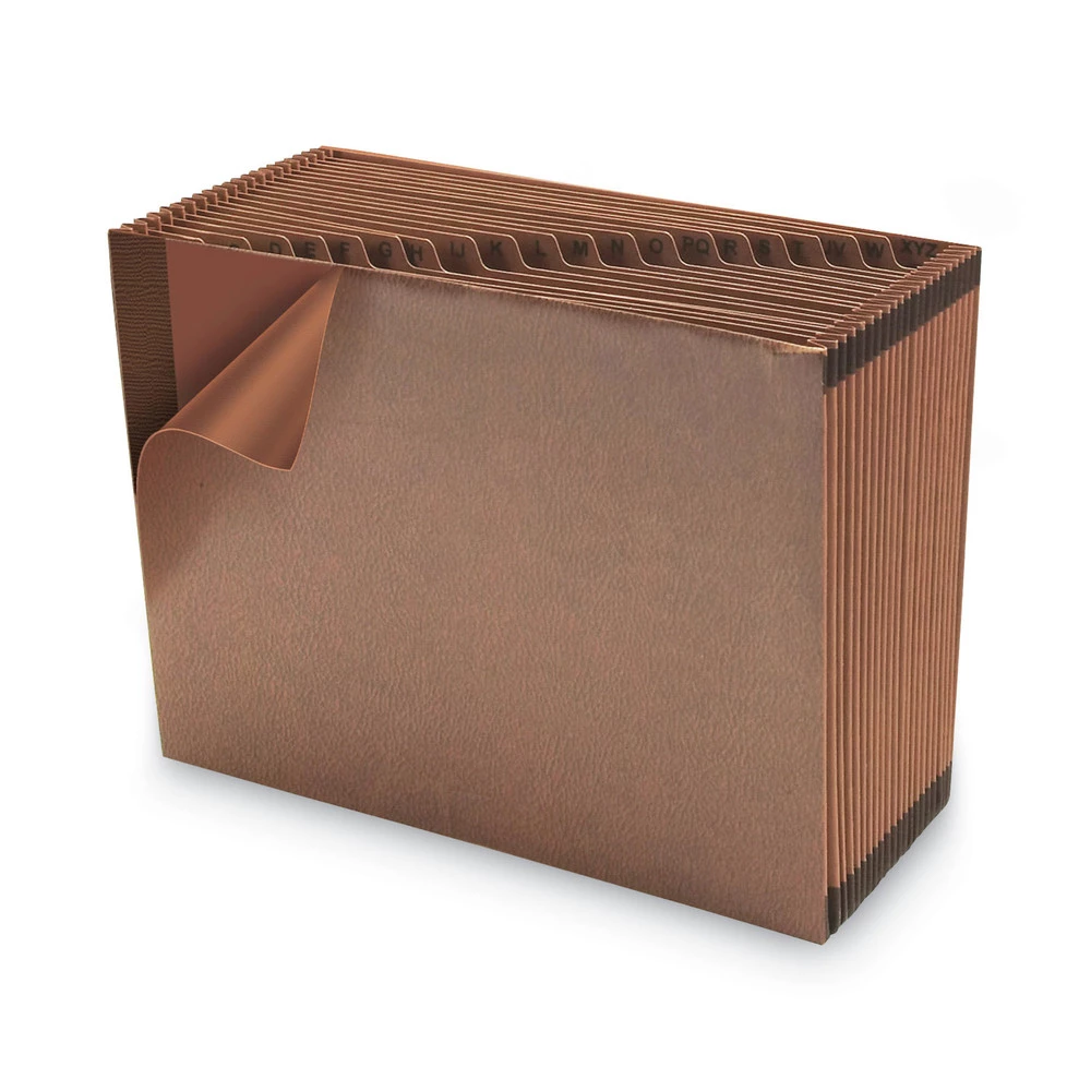 Smead 70425 Tuff Expanding Files, 21 Sections, 1/21-Cut Tab, Letter Size, Redrope - Image 2