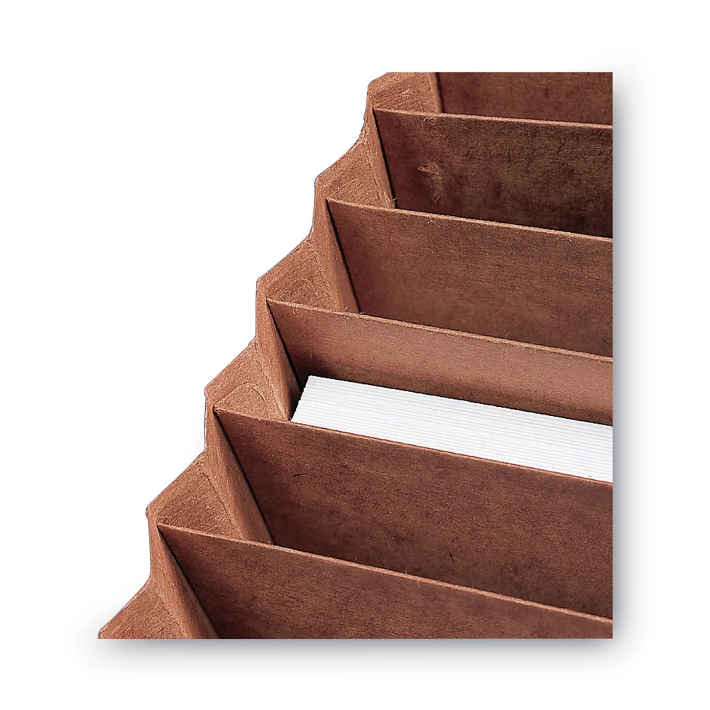 Smead 70425 Tuff Expanding Files, 21 Sections, 1/21-Cut Tab, Letter Size, Redrope - Image 6