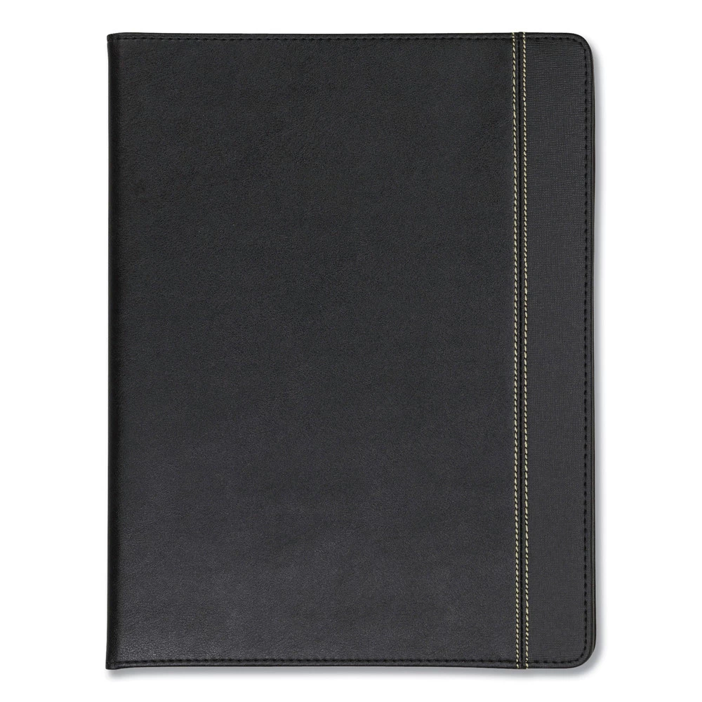 Samsill 71220 Slimline Padfolio Faux Leather Writing Pad - Black - Image 3