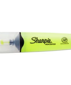 Sharpie 1897847 Clearview Chisel Tip Tank-Style Highlighters - Fluorescent Yellow (1 Dozen)