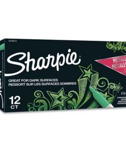 Sharpie 2029679 Fine Point Green Ink Metallic Permanent Markers (1 Dozen)