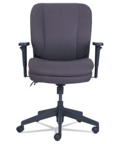 SertaPedic 48967B Cosset 275 Lbs. Capacity Ergonomic Task Chair - Gray/Black