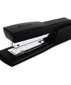 Swingline S7040701B Light Duty 20 Sheet Capacity Full Strip Desk Stapler - Black