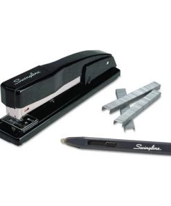 Swingline S7044420 20-Sheet Capacity Commercial Desk Stapler Value Pack - Black