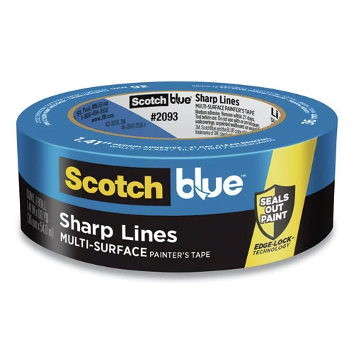 3M 2098-36D 1.41 In. X 45 Yds, 3 In. Core, Ultra Sharp Lines Multi-Surface Painter's Tape - Blue (1-Roll)