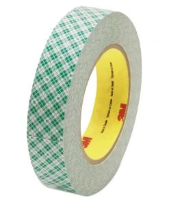 3M 410M 1 In. X 36 Yds. Double Coated 3 In. Core Tissue Tape - White (1-Roll)