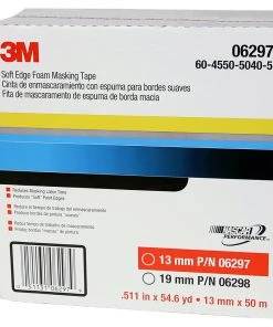 3M 6297 Soft Edge Foam Masking Tape 06297 13 Mm X 50 M