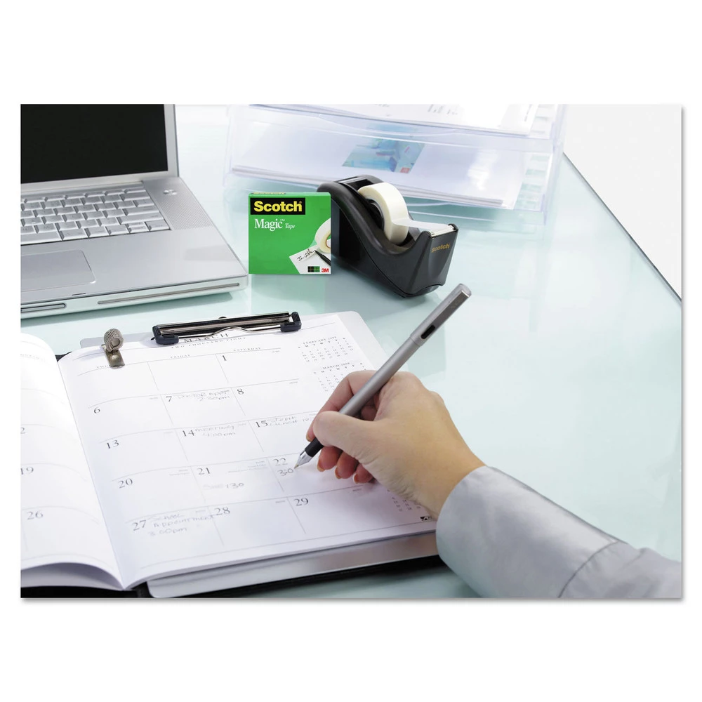 Scotch 810K12 1 In. Core 0.75 In. X 83.33 Ft. Magic Tape Value Pack - Clear (12-Piece/Pack) - Image 2