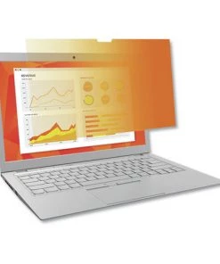 3M GF133W9E 16:9 Aspect Ratio Thin Gold Privacy Filter With COMPLY Attachment System For 13.3 In. Laptops