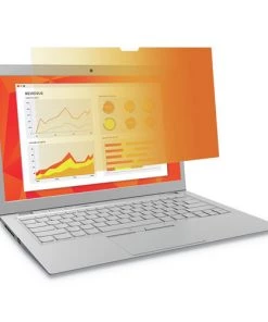 3M GFNAP006 16:10 Aspect Ratio Frameless Privacy Filter For 13.3 In. Widescreen Touch MacBook Pro - Gold