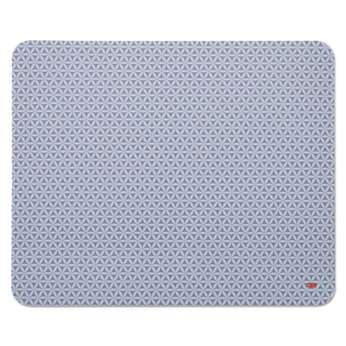 3M MP200PS 8 1/2 In. X 7 In. Nonskid Repositionable Adhesive Back Precise Mouse Pad - Gray/Bitmap