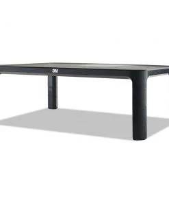3M MS85B 20 Lbs. Capacity 16 In. X 12 In. X 1.75 In. - 5.5 In. Monitor Stand - Black