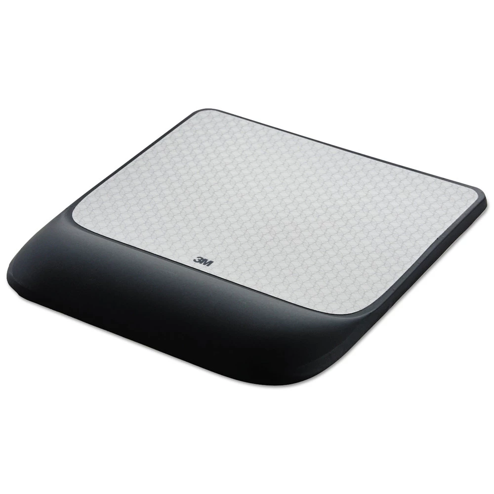 3M MW85B 8 1/2 In. X 9 In. X 3/4 In. Solid Color Precise Mousing Surface Mouse Pad With Gel Wrist Rest