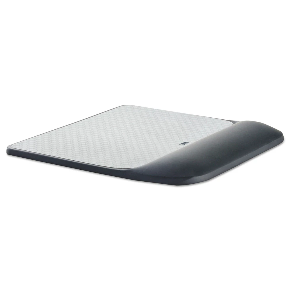 3M MW85B 8 1/2 In. X 9 In. X 3/4 In. Solid Color Precise Mousing Surface Mouse Pad With Gel Wrist Rest - Image 2