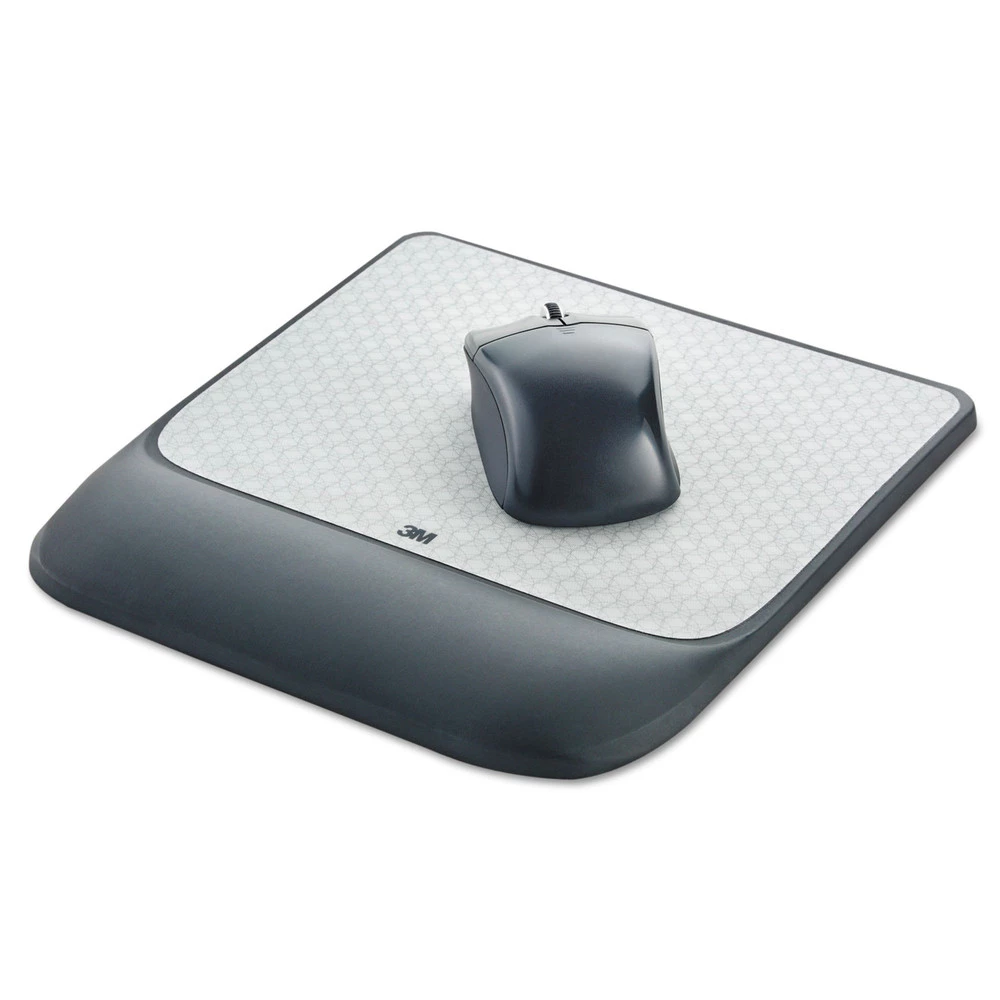 3M MW85B 8 1/2 In. X 9 In. X 3/4 In. Solid Color Precise Mousing Surface Mouse Pad With Gel Wrist Rest - Image 5
