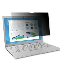 3M PF133W9B 16:9 Aspect Ratio 13.3 In. Blackout Privacy Filter With COMPLY Attachment System