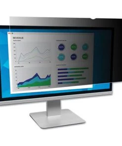 3M PF195W9B 16:9 Frameless Blackout Privacy Filter For 19.5 In. Widescreen Monitor - Black