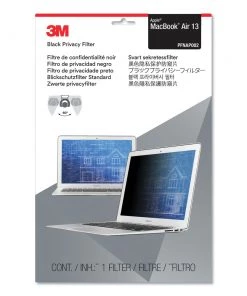 3M PFNAP002 16:10 Aspect Ratio Frameless Blackout Privacy Filter For 13 In. Apple MacBook Air