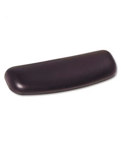 3M WR305LE 7 In. Leatherette Gel Mouse/Trackball Wrist Rest - Black