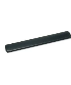 3M WR310LE 19 In. Antimicrobial Leatherette Cover Gel Wrist Rest For Keyboard - Black