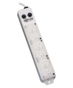 Tripp Lite PS-615-HG-OEM Medical-Grade Power Strip For Patient-Care Vicinity, 6 Outlets, 15 Ft Cord