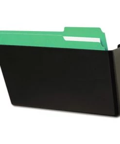 Universal UNV08122 Plastic Add-On Pocket Wall File - Black