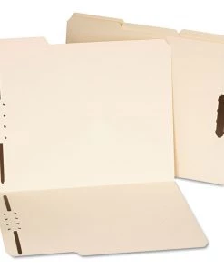 Universal UNV13420 1/3 Cut Tab Letter Size Deluxe Reinforced Top Tab Folders With Two Fasteners - Manila (50/Box)