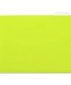 Universal UNV14119EE Deluxe Bright Color Letter Size 1/5-Cut Tab Hanging File Folders - Yellow (25/Box)