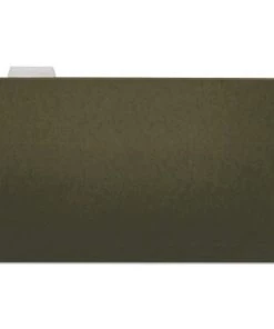 Universal UNV14215EE 1/5-Cut Tab, Hanging File Folders - Legal Size, Standard Green (25/Box)