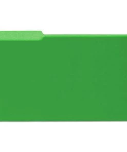 Universal UNV15302 1/3-Cut Tabs Legal Size Interior File Folders - Green (100-Piece/Box)