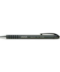 Universal UNV15521 Retractable Fine 0.7mm Ballpoint Pen - Blue (1 Dozen)