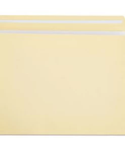 Universal UNV16110 2-Ply Straight Top Tab Letter Size File Folders - Manila (100/Box)