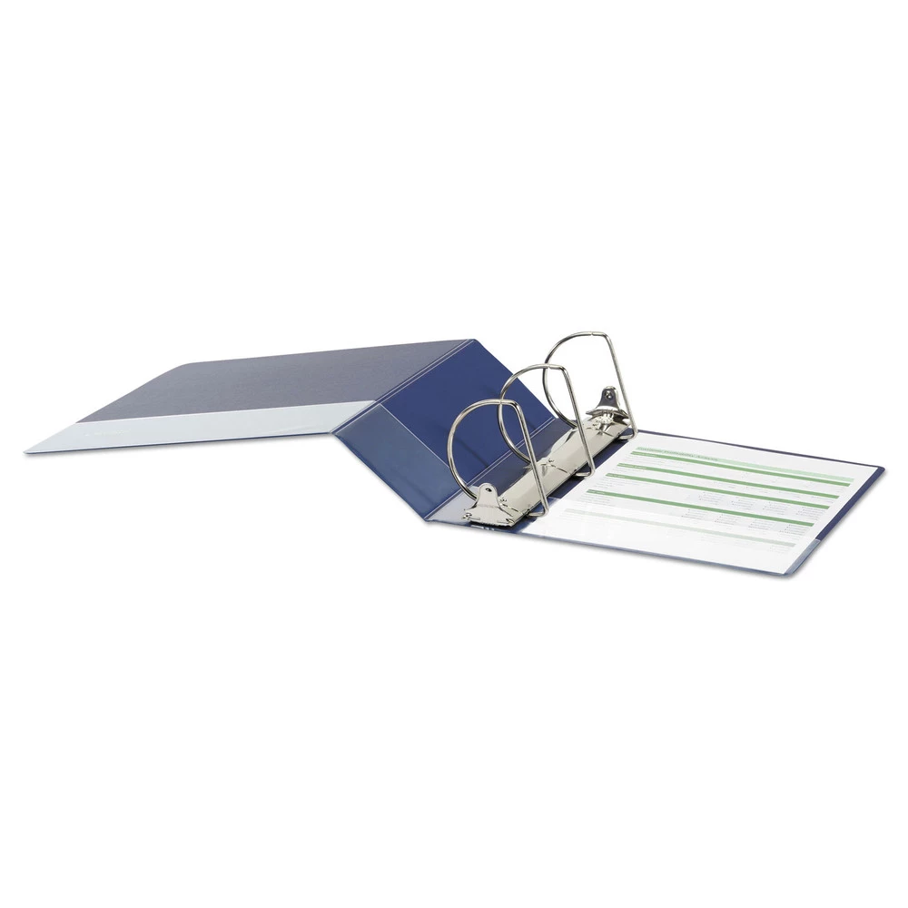 Universal UNV20705 3 Ring 4 In. Capacity Deluxe Non-View D-Ring Binder With Label Holder - Royal Blue - Image 4
